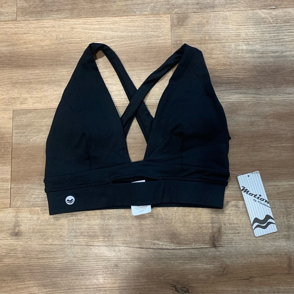 Black Fabletics Sports Bra